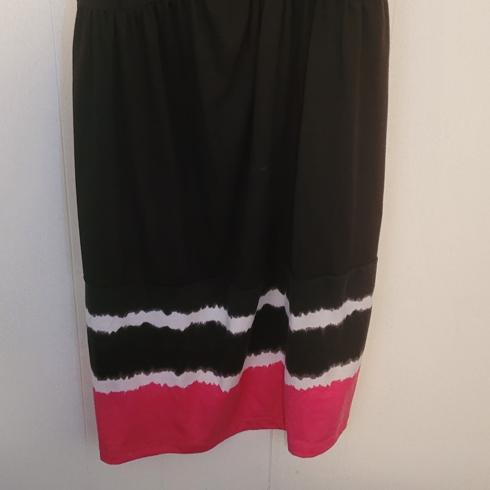 Stylish Black and Pink Women's Dress